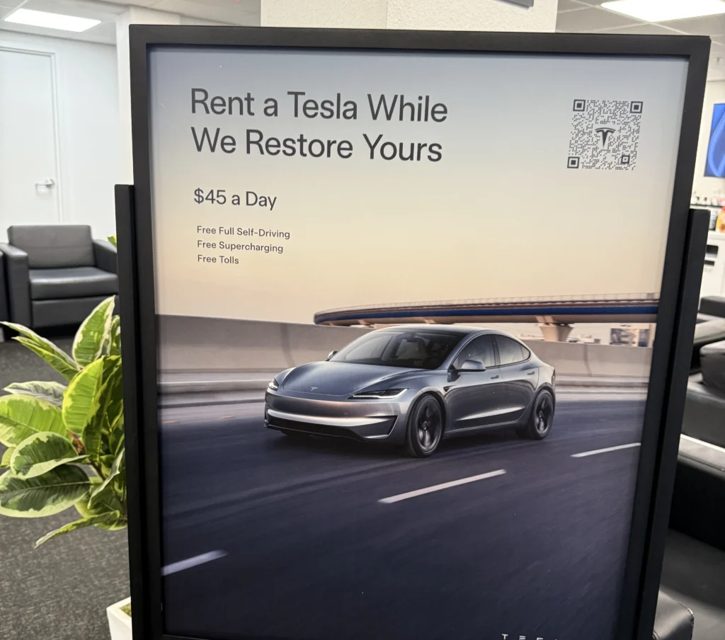 New Tesla Loaner Program