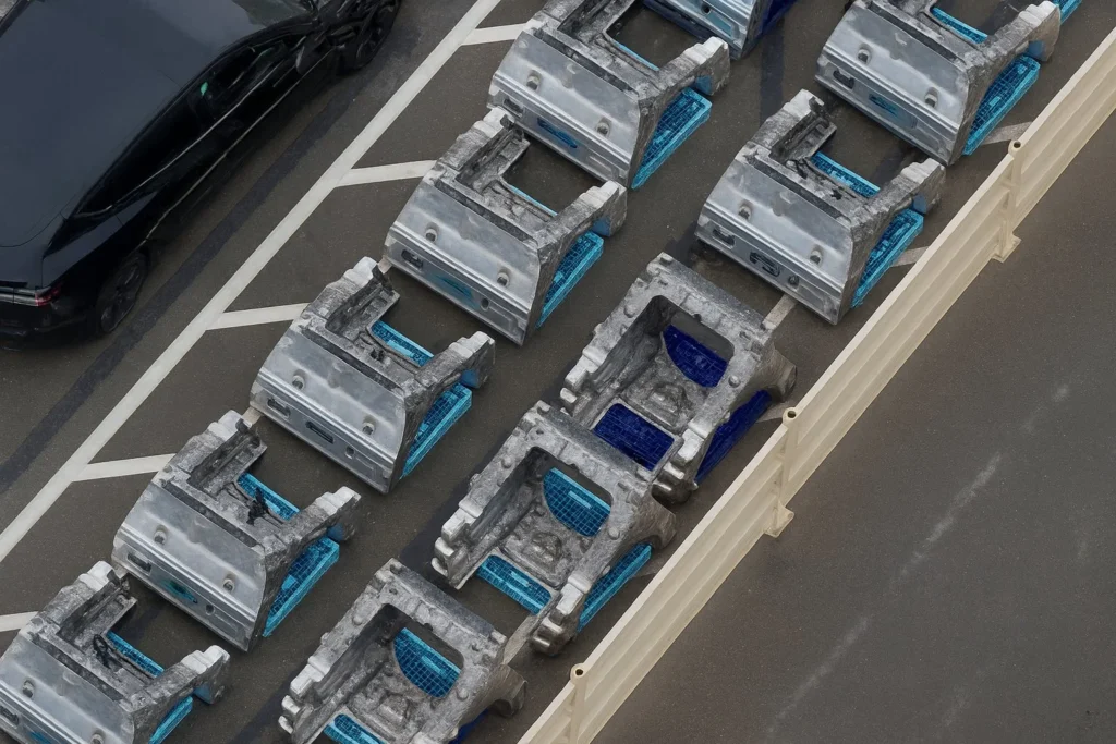 upcoming affordable Tesla casting at Tesla Fremont Factory