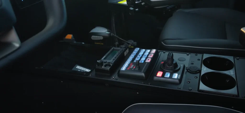 Police Cybertruck Joysticks