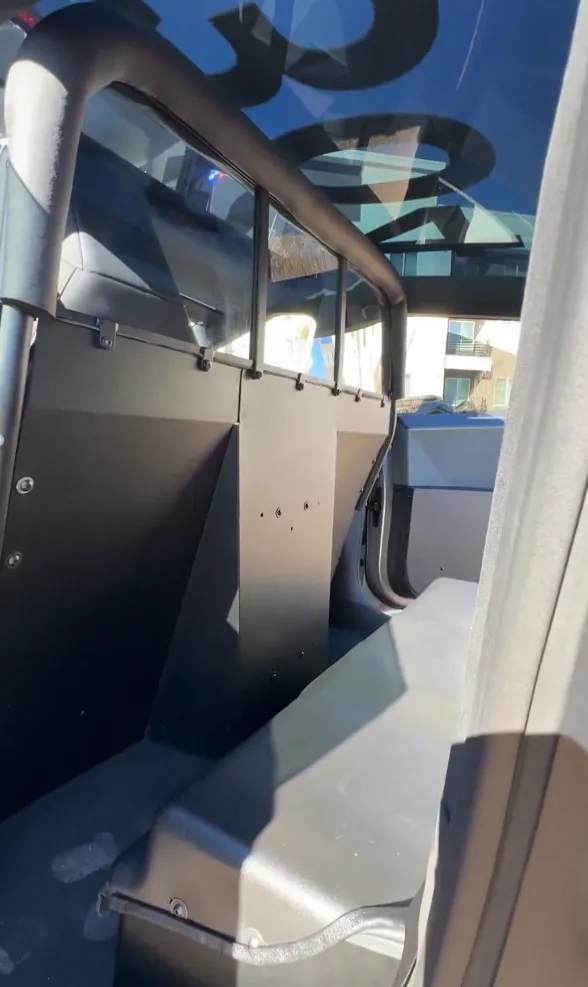 Police Cybertruck back