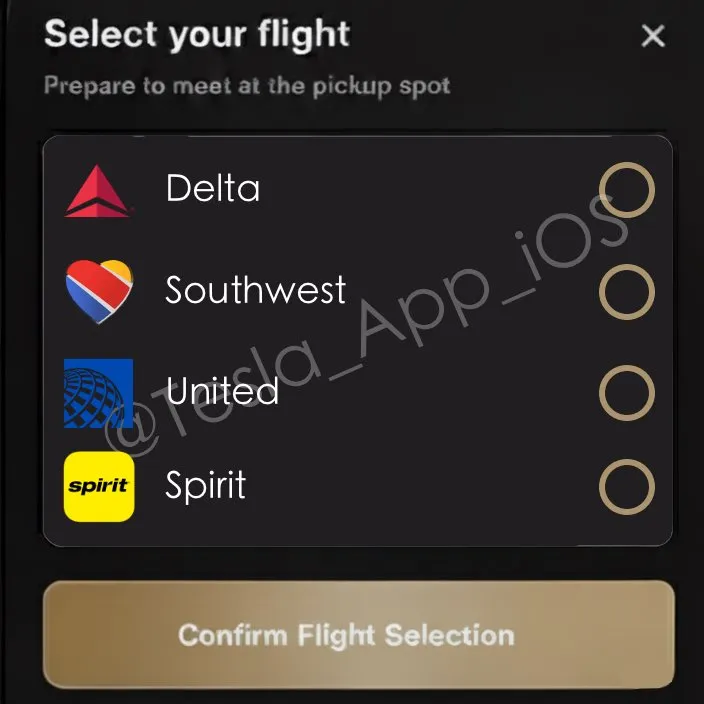 robotaxi app rolls out new airport features