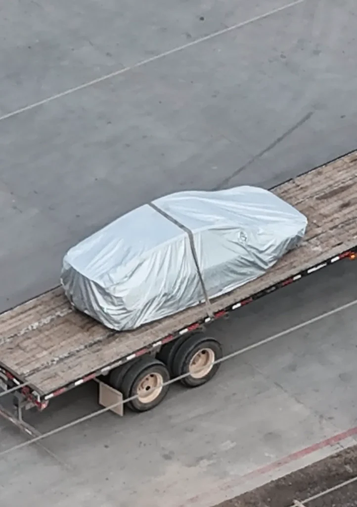 Covered bodies, possibly Model Y L - Giga Texas