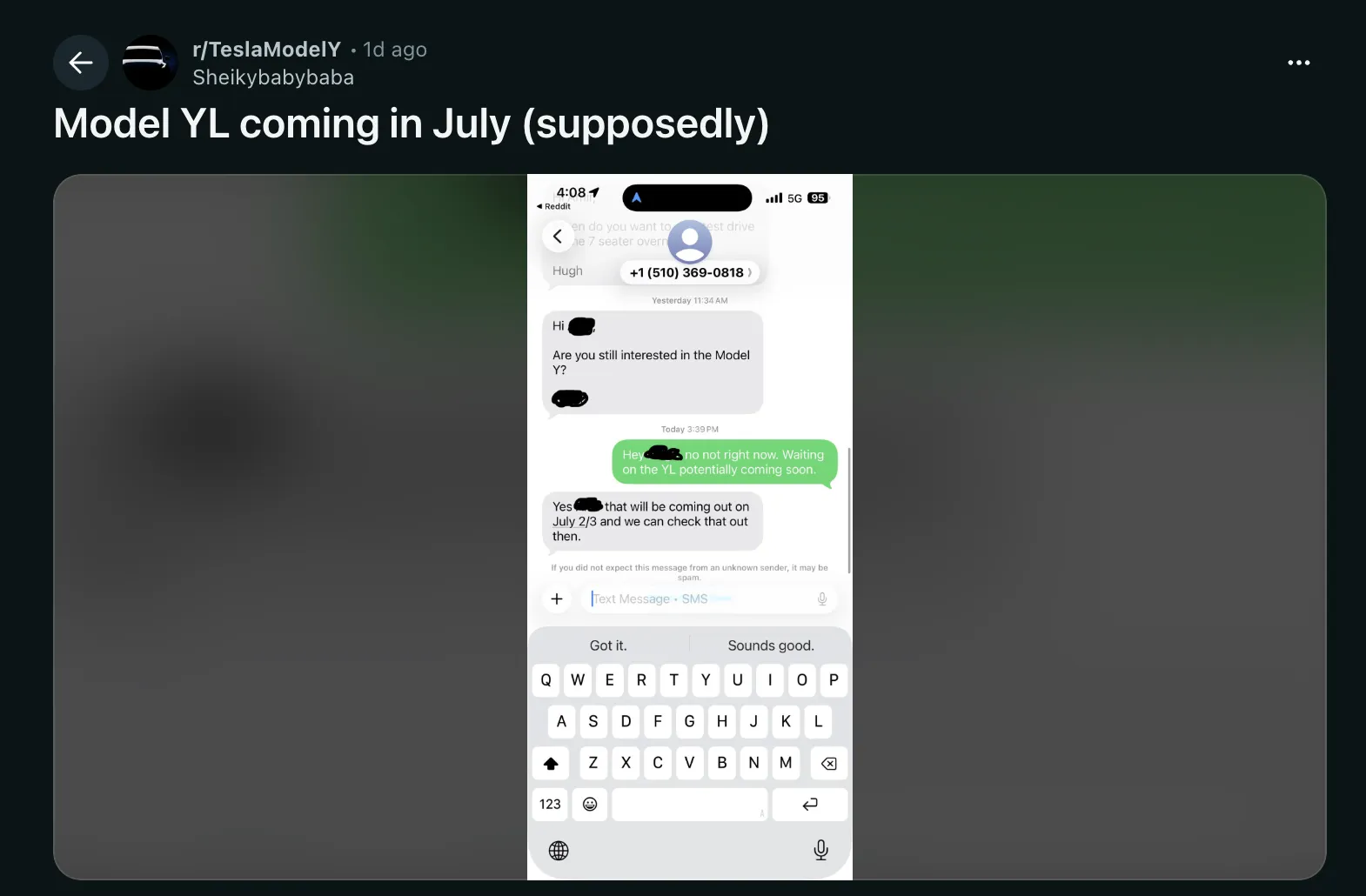 Tesla Model Y L US launch rumor