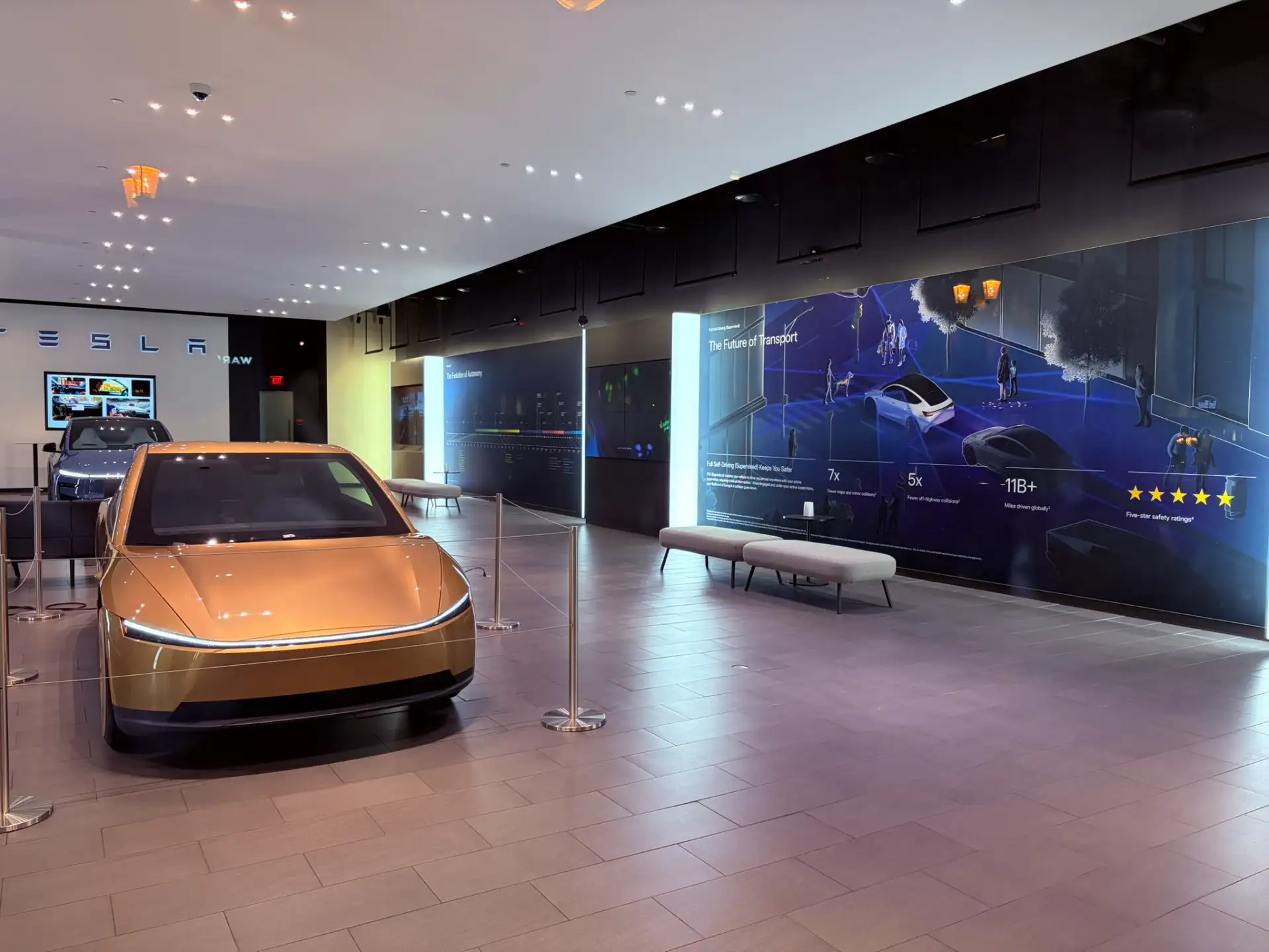 Tesla Santana Row - Cybercab