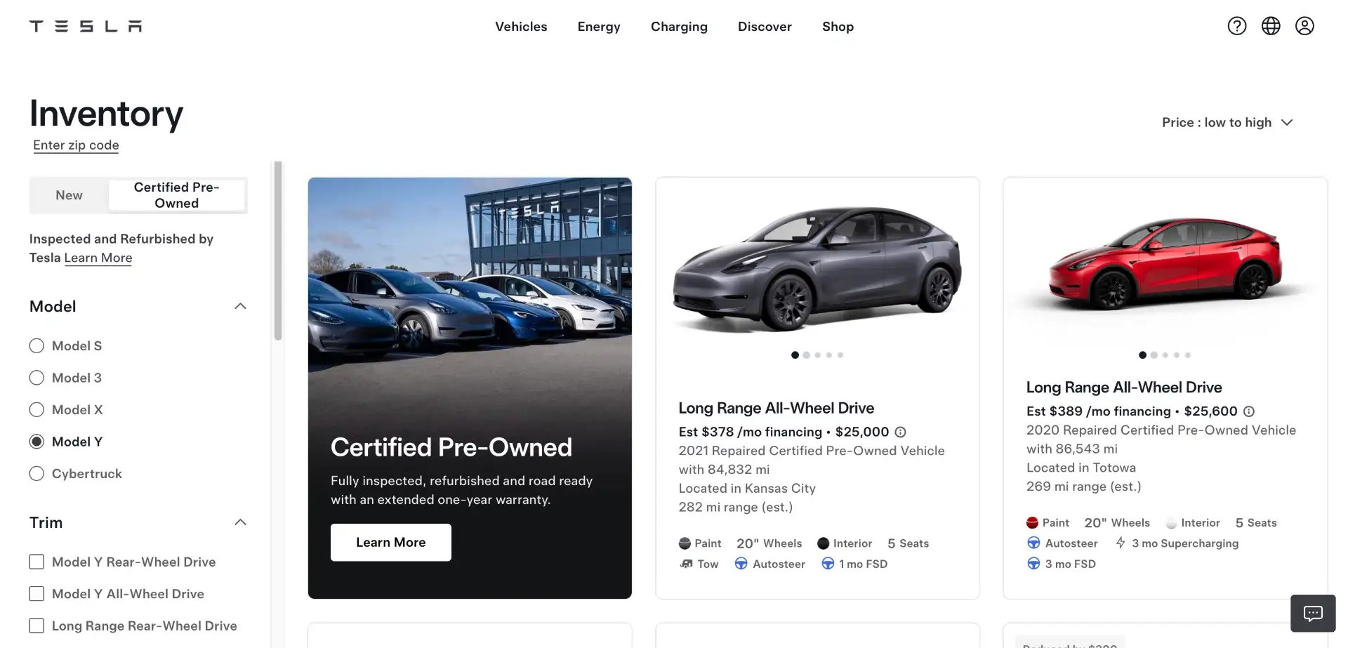 Tesla Certified Pre-Owned