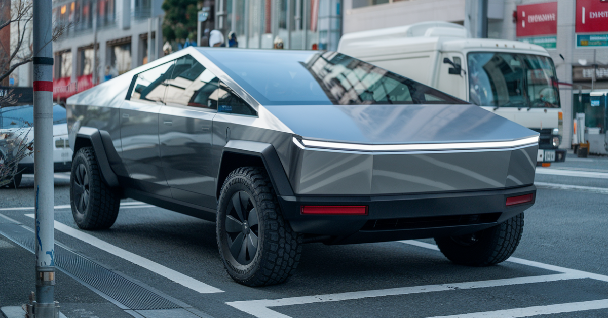 Tesla Cybertruck heading to Fukuoka Japan