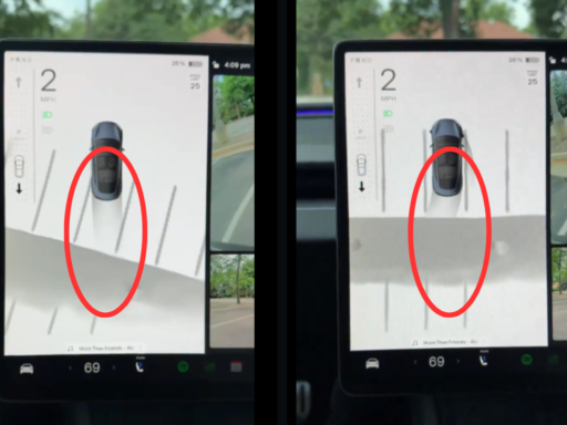 Tesla wheel path visualization