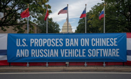 US proposed a ban on Chinese and US vehicle software