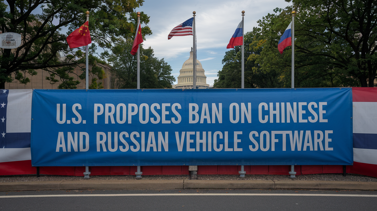 US proposed a ban on Chinese and US vehicle software