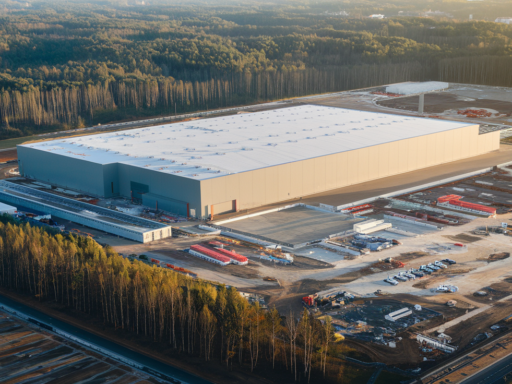 tesla giga factory expansion with 3k trees cut