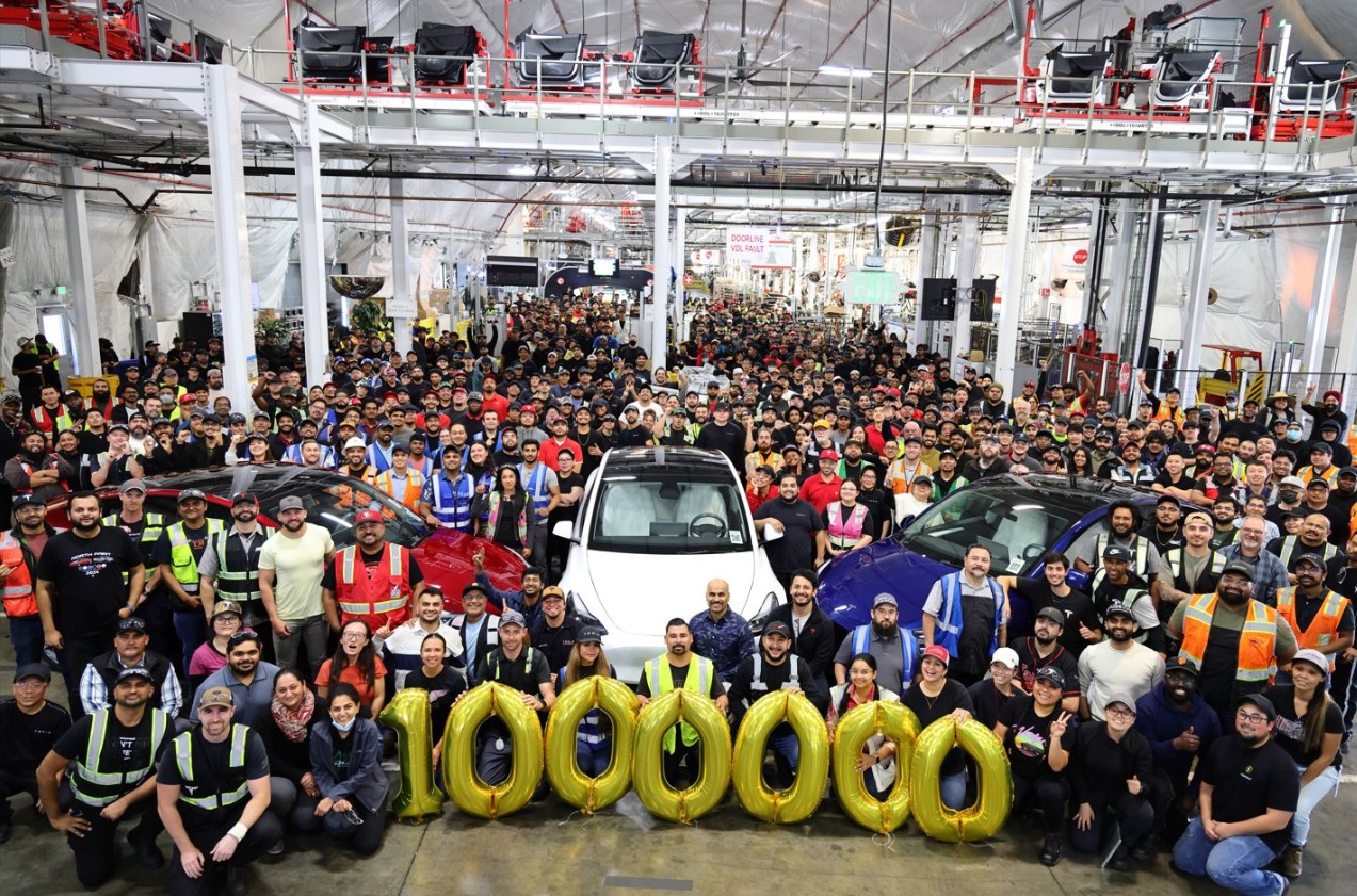 1 millionth Model Y built at GA4