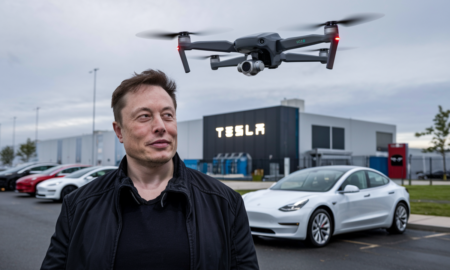 Tesla CEO Elon Musk hinting at drone production