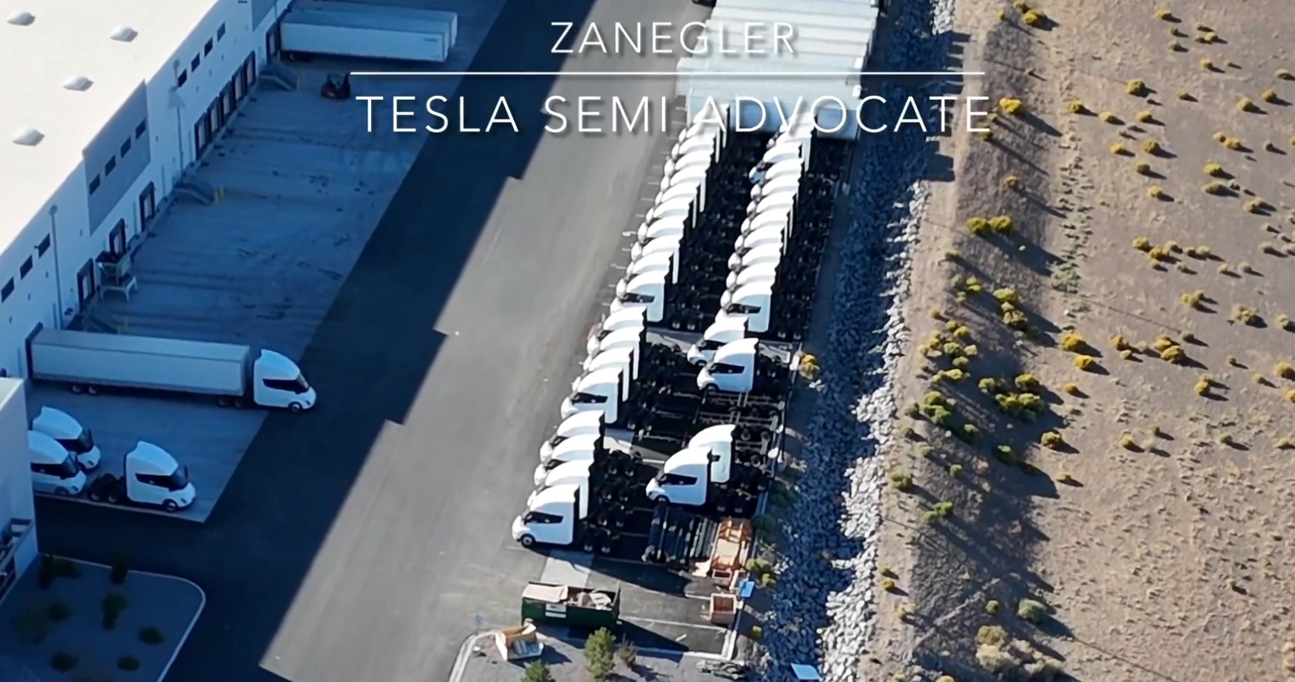 38 production Tesla Semi units spotted at Nevada prototype factory