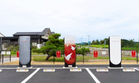 Tesla superchargers in Japan