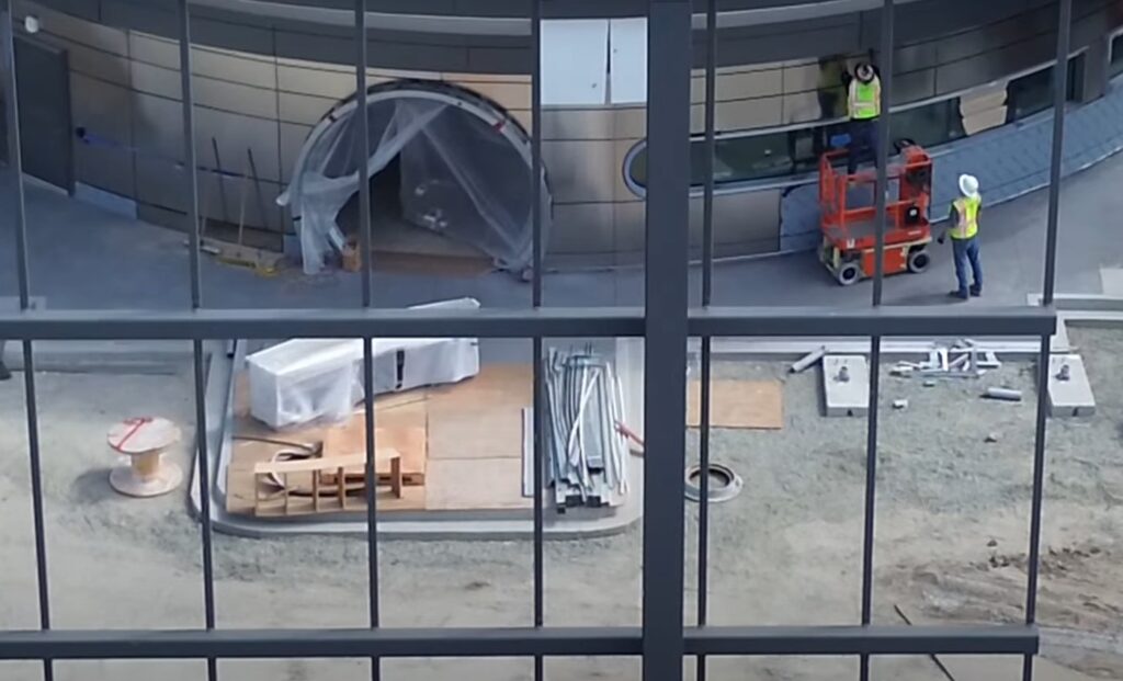 Tesla LA Diner - Main Doorway Installation