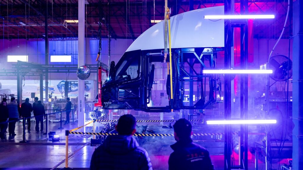 tesla semi manufacturing process