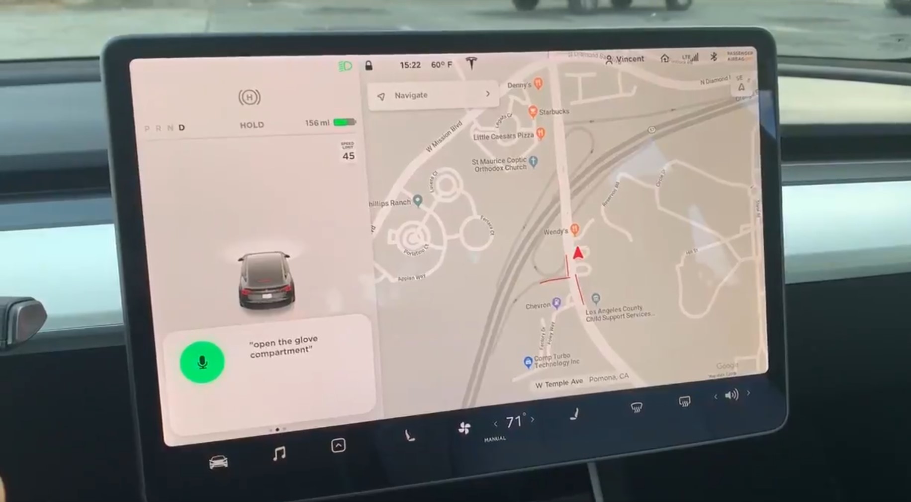 Tesla offline voice commands