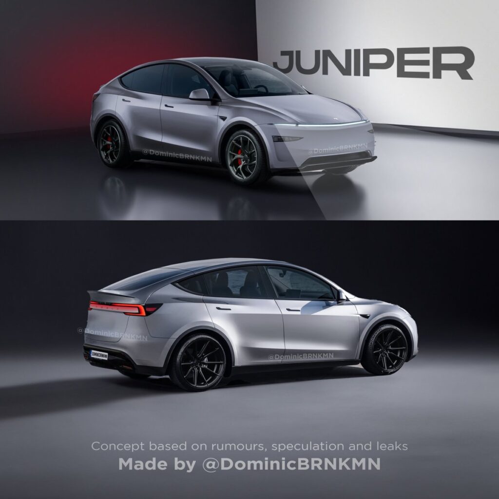 Tesla Model Y Juniper Refresh - Leaked Images 