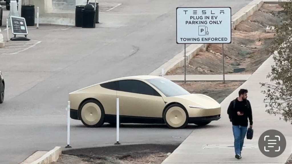 tesla robotaxi cybercab testing at giga texas