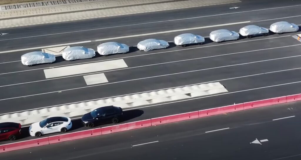 tesla model y juniper sighting fremont