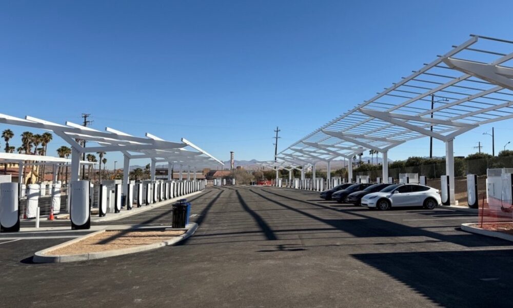 tesla supercharger network