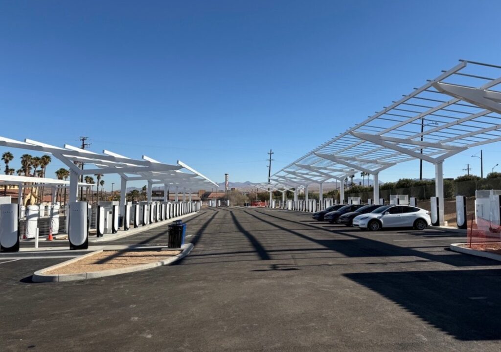 tesla supercharger network