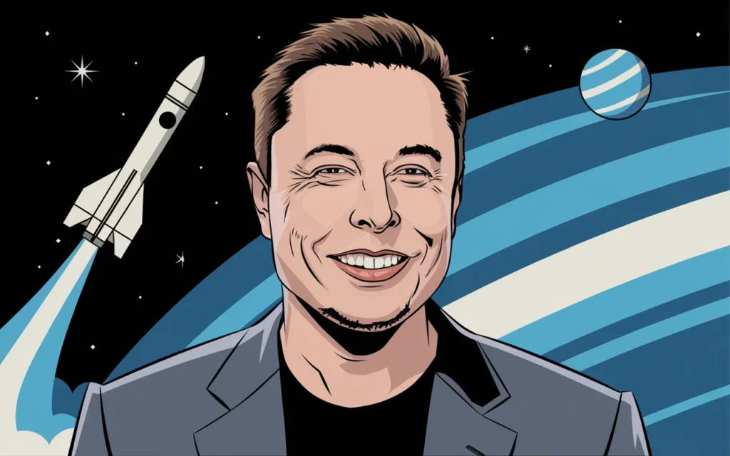 Elon Musk has been voted as the innovation Newsmaker of the Year