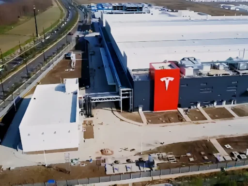 Tesla Shanghai Megafactory Constructions