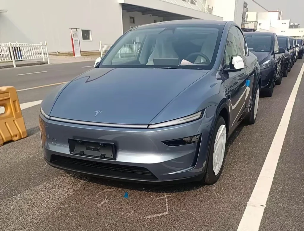 Glacier Blue tesla Model Y Juniper