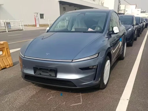 Glacier Blue tesla Model Y Juniper