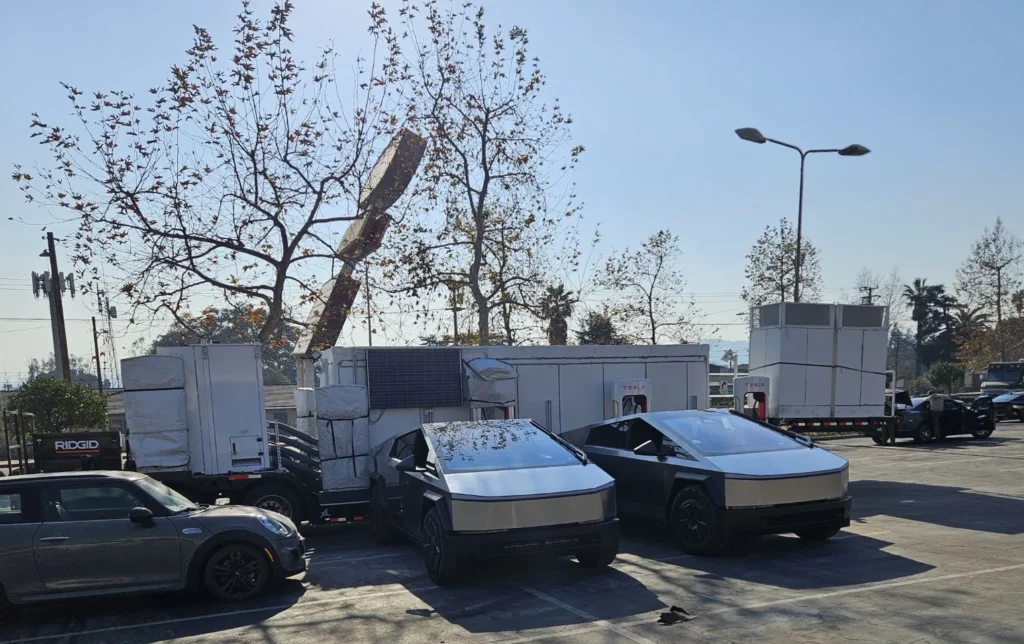 Tesla MPC at Altadena Sheriff's Station