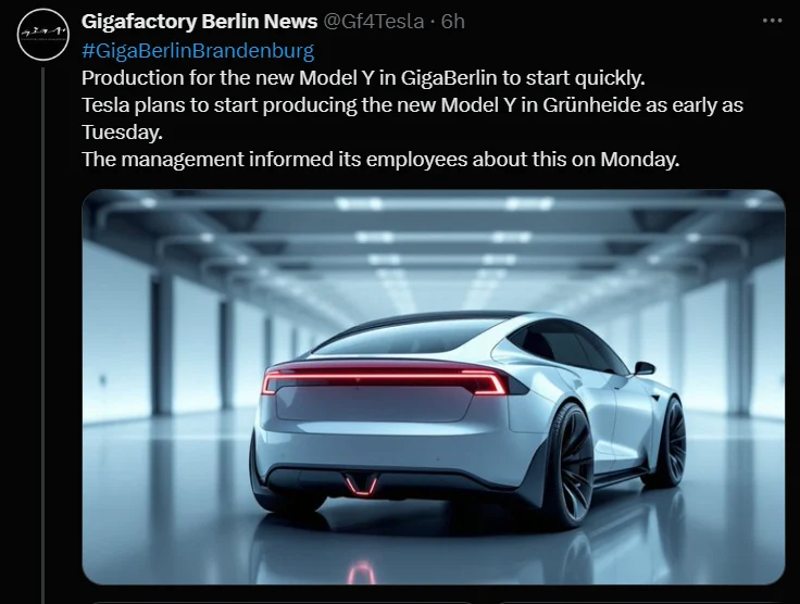 Model Y Production Starts at Giga Berlin