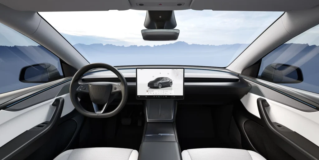 New Model Y Interior Photos