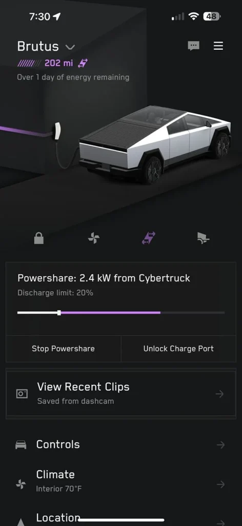 Tesla Cybertruck Powershare to the rescue after SoCal power outage