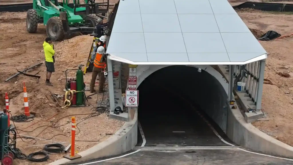 Tesla Cybertruck inspired Tunnel 