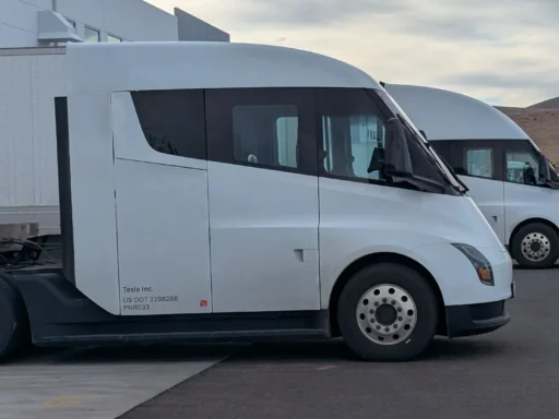 Tesla Semi Tested with Twin Tandem Trailers for the First Time