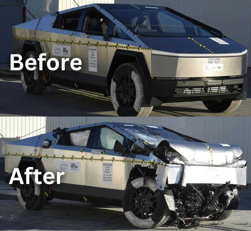 Before and After Crash Tests