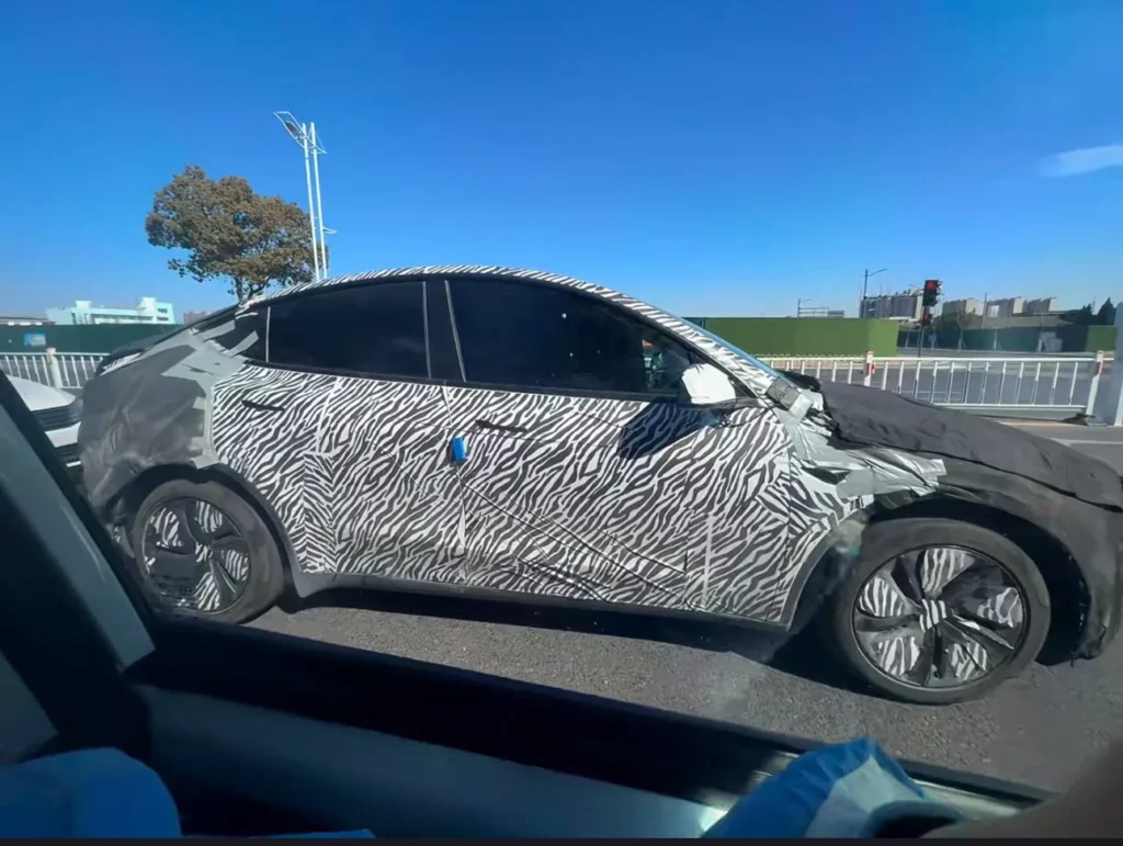 Covered new Model Y was sighted in Jiangsu province 