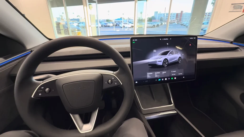 New Model Y Interior