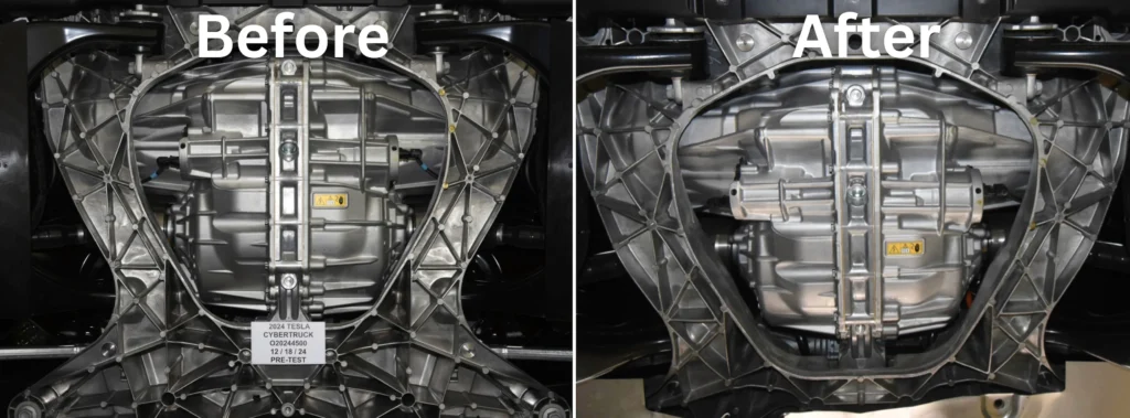 Pre And Post-Impact View of Electric Propulsion Drive