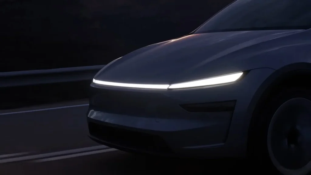 Tesla New Model Y Headlights