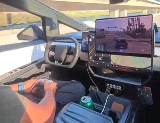 Gaming in Tesla