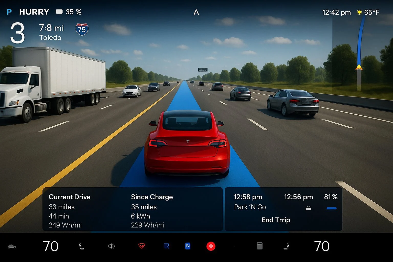 Tesla Unreal engine graphic update