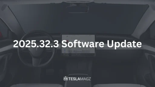 2025.32.3 Software Update