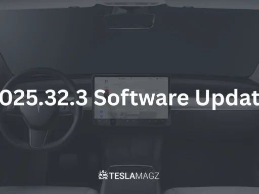 2025.32.3 Software Update