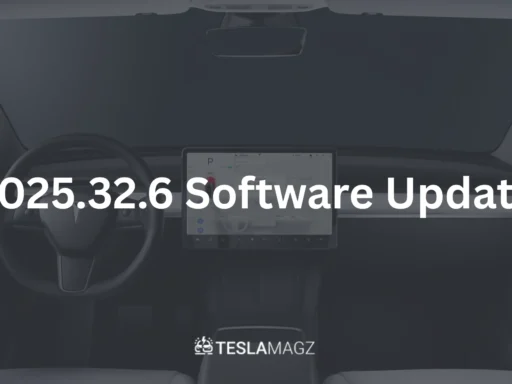 2025.32.6 Software Update