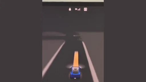 5G on Tesla Robotaxi Model Y Screens