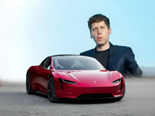 Sam Altman & Tesla Roadster