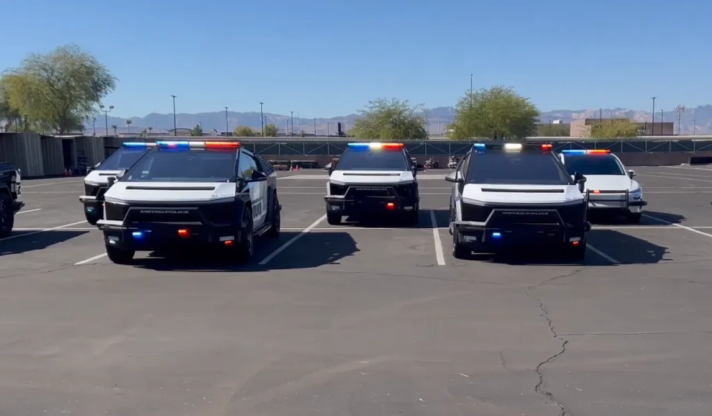 Tesla Cybertruck police fleet