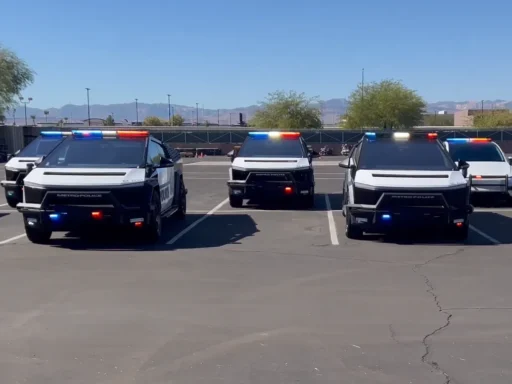 Tesla Cybertruck police fleet